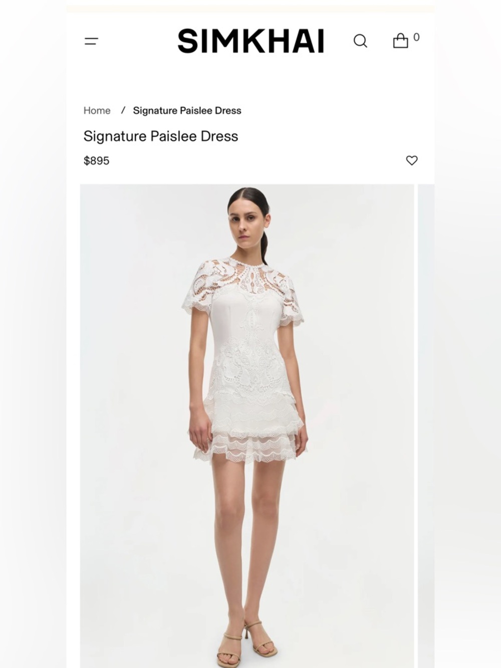 Simkhai Signature Paisley Dress - Picture 5 of 12